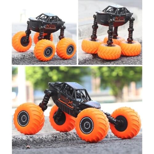4wd deformation car remote control rock climbing car 2.4g deformation DIY control off-road vehicle toy robot remote control car
