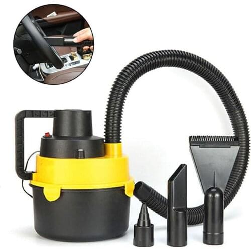 Car Dry/ Wet Canister Vacuum Cleaner DC 12V 60W High Power Portable Car Vacuum Universal Car Interior Accessories Dropshipping