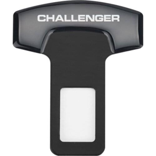 Car Styling for Dodge Challenger sticker Accessories Car Belt Buckles Safty Belt Alarm Canceler Stopper 1pcs