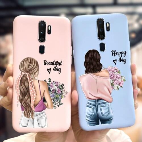 TPU Case For OPPO A5 A9 2020 A11x Silicone Soft Cover For OPPOA5 2020 OPPOA9 A11x Phone Cases Fashion Girls Candy Painted Fundas