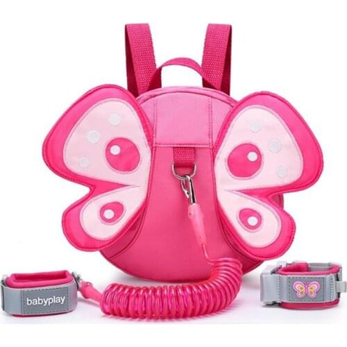 Baby Backpack 1-3 years old Child Small Bag Cute Cartoon Girls Baby Kindergarten Bag with anti-lost rope