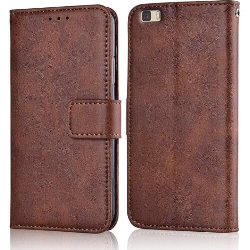 Flip Leather Wallet Case for On Huawei P8 Lite 2015 ALE-L04 5'' Case P8Lite Back Cover For Huawei P8Lite 2015 Case