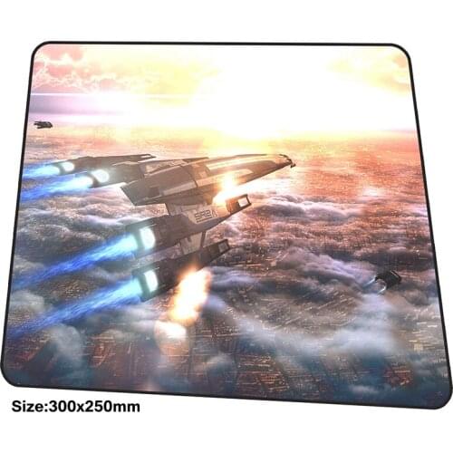 Mass effect mousepad 300x250x3mm gaming mouse pad big gamer mat gel game computer desk padmouse ergonomic large play mats