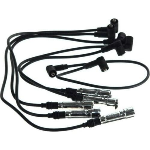 Ignition Spark Plug Cable Wire Kit For AUDI 80 90 100 200 Avant Coupe Cabriolet Quattro VW Transporter Santana2.0-2.5L 1981-2003
