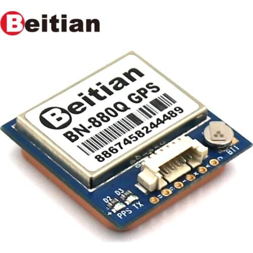 BEITIAN compass QMC5883L AMP2.6/PIX4/PIXHAWK GNSS GPS GLONASS Dual flight control GPS module BN-880Q