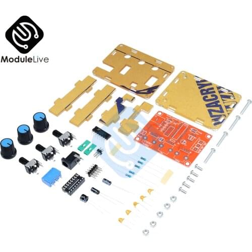XR2206 DIY Kit Sine Triangle Square Wave Output 1HZ-1MHZ DDS Function Signal Generator Adjustable Frequency Amplitude