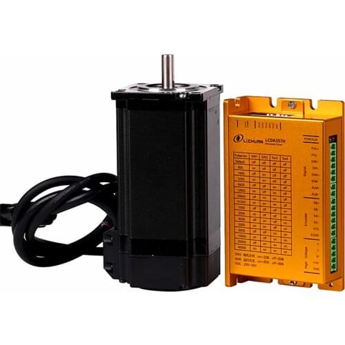 3Nm NEMA 23 18-50V 7A 200KHz CNC Closed Loop Servo Stepper Motor Driver Kit With Encoder LCDA357H LC57H355 LC57H380 LC57H3100