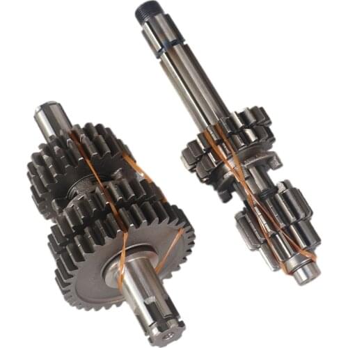 Transmission Gear Box Main Counter Shaft Parts For Zongshen Z155 155cc Pit Dirt Bike Fits Zongshen Z155 Engine 1P60YMJ
