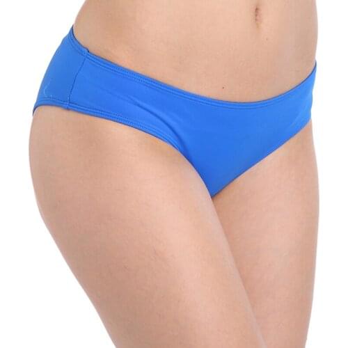 2020 Hot Wholesale Nylon Quality Sexy Women Beach Panty European American Female Bikini Bottom Royal Blue Swim Briefs DF1