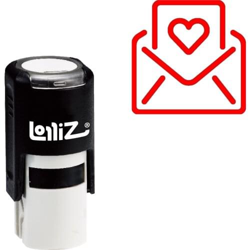 LolliZ Letter Self-Inking Rubber Stamp - Modern Symbol Series