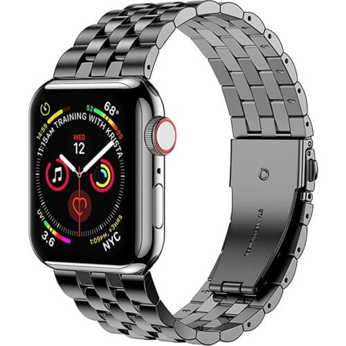 Stainless Steel Metal Band For correa apple watch 6 44mm series 6 5 4 40mm pulsera For apple watch SE series 3 38mm 42mm Bands
