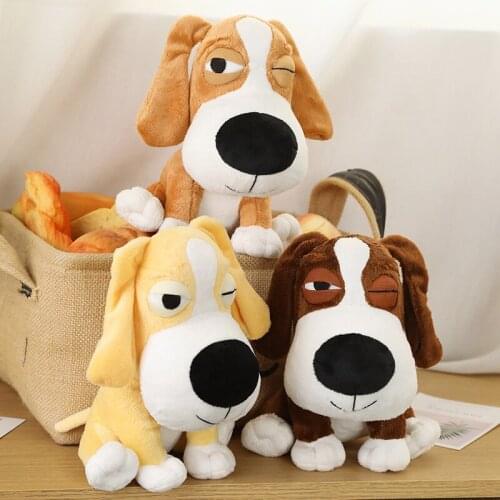 20CM High Quality Soft Dog Have Long Ear Sound Family Decorate Children Like Christmas Gifts Stuffed Animal