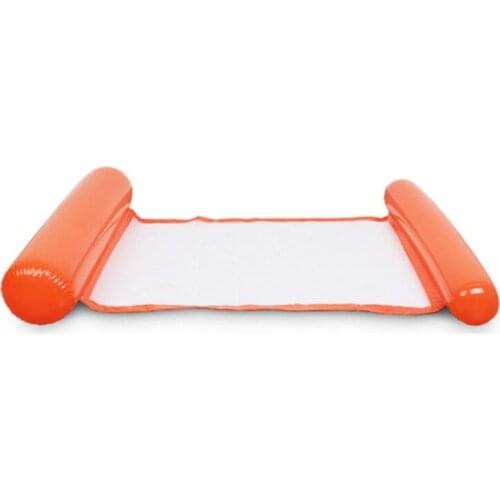 Inflatable hammock floating row adult swimming floating bed striped hammock