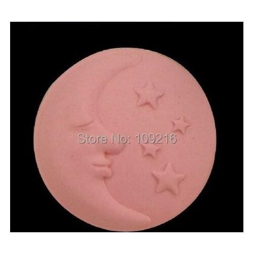 Wholesale!!!1pcs Face with Stars (R0271) Silicone Handmade Soap Mold Crafts DIY Mold