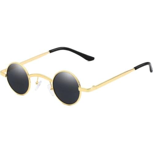 Fashion Steampunk Round Sunglasses Metal Frame Women Men Vintage Sun Glasses Eyewear Shades Oculos de sol UV400 Gafas