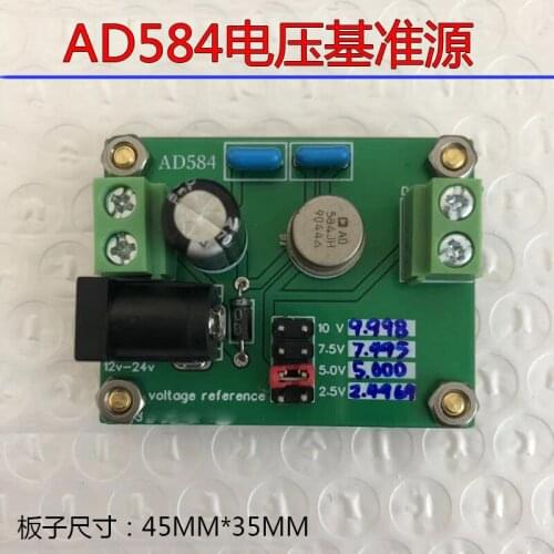 AD584 Reference Voltage Source 10V Calibration Calibration Three and a Half Four and a Half Multimeter Voltage File