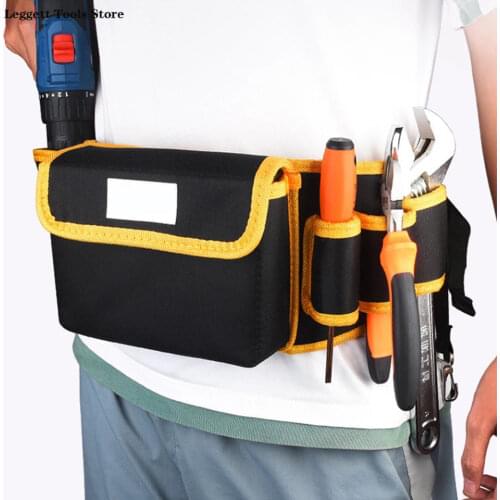 Oxford Cloth Pouch Storage Belt Bag Waterproof Scratch Resistant Tool bag for Electrician Maintenance Convenience to Work