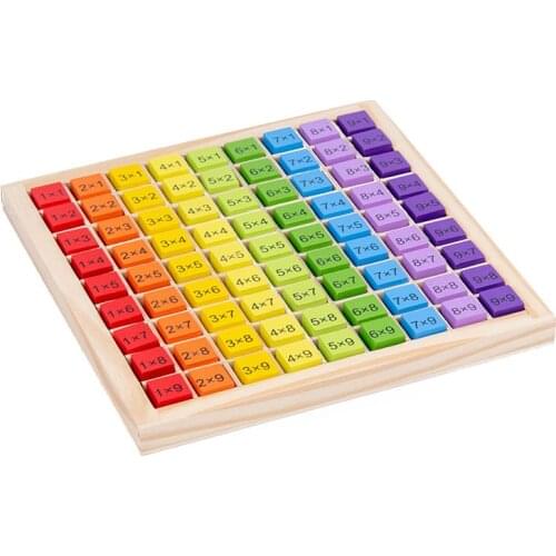 99 multiplication table mathematics arithmetic teaching aids building blocks early education educational wooden toys