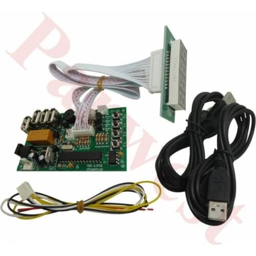 JY-18B coin operated USB time board with separate display time control Power Supply for USB devices xbox joystick controller