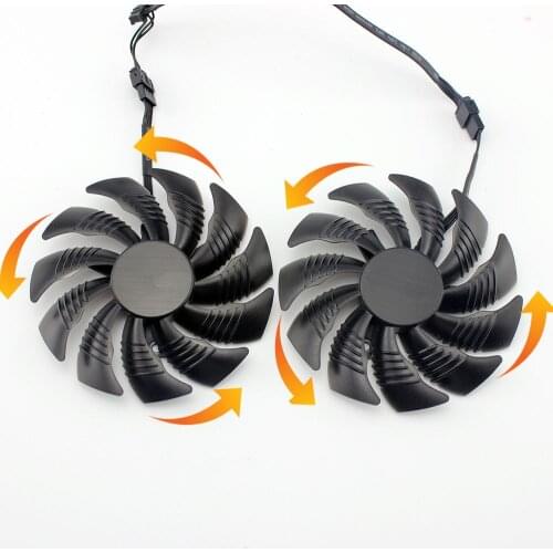 T129215SU 88MM PLD09210S12HH 4Pin Cooling Fan for GIGABYTE GTX 1070 1070Ti Fan for GIGABYTE RX570 580 Graphics Card Cooler Fan
