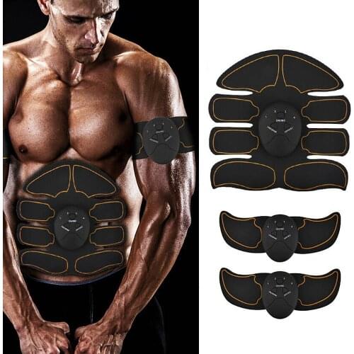 Unisex Vibration Fitness Massager Muscle Stimulator Trainer Abdominal Training Electric Loss Sticker Body Slimming Belt