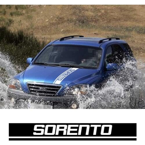 For KIA SORENTO 4WD Sport Edition Auto Engine Cover Decor Sticker Off Road Vinyl Decal Accessories