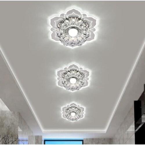 10W Flower Shape LED Ceiling Light Home Indoor Ceiling Chandelier 3Color Ceiling Lamps LED Lights for Room Kitchen Light Fixture