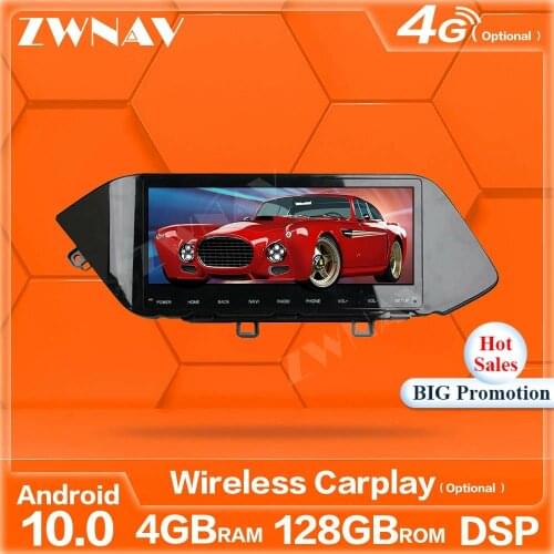 128GB Carplay Android 10 Screen Multimedia Player For Hyundai Sonata 2019 2020 GPS Navi Auto Audio Radio Music Stereo Head Unit