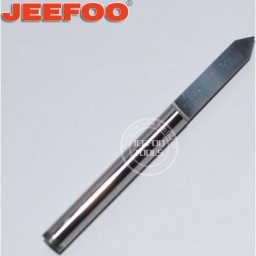 3.175*60Degree*0.2*38L Flat Bottom Wood Engraving Router Bits/ Sharp Solid Carbide Tool On 3D Woodworking Relief Machining