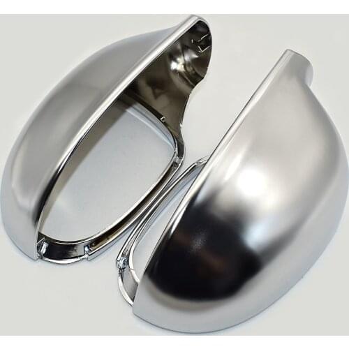 For VW for Golf 5 GTI Jetta MK5 2006 2007 2008 2009 Car Auto Replacement parts Rearview Side Wing Mirror Cover Chrome