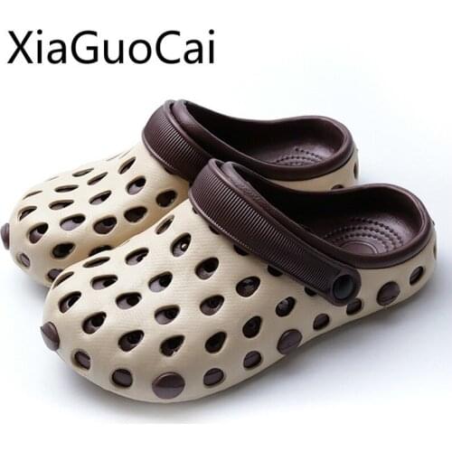 Summer Fashion Plus Size Men Sandals Fashion Cute Platform Mixed Colors Male Sandals Garden Shoes Eva Shoes Z598 35