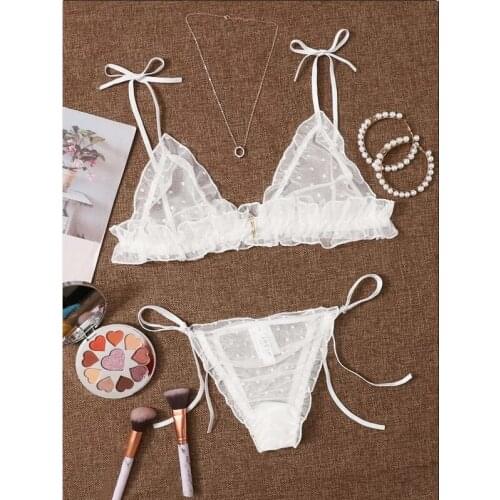 Bras For Women Invisible Push Up Bra Set Underwear Lace Bralette Sexy Lingerie Femme Sheer Bra Wire Free Intimates Sexy Bralette