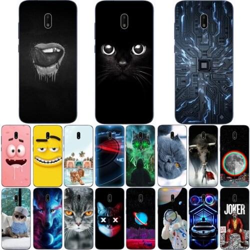 For Nokia C1 Case Wolf Silicon TPU Fundas for Nokia C1 Plus Cat Animal Shell Bag Housing Phone Cases