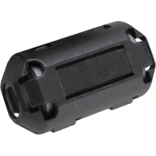 IMC Wholesale 5 X 10 Pcs Movable 7mm Inner Diameter Black Ferrite Core Ring Cable Clip