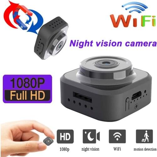 1080P HD Mini Wifi Camera Wireless Night Vision ip cam Small Body Micro cam Home Security Monitoring