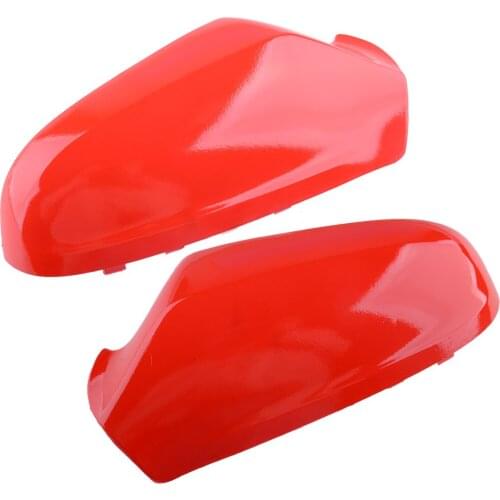 1 Pair Red Car Rearview Wing Mirror Cover Cap Fit For Vauxhall Opel Astra H MK5 2009 2008 2007 2006 2005 2004