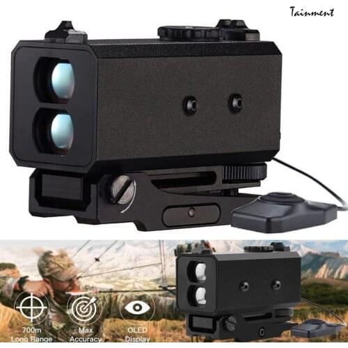 LE032 Laser Aiming Rangefinder Outdoor Laser Range finder Hunting Distance Speed Meter Telescope for Hunting,Hiking Random Color