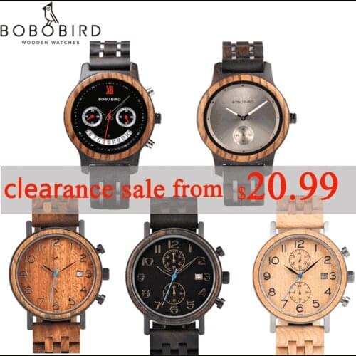 BOBO BIRD Man Watch Wood Mens Watches Wood Men Quartz Wristwatches Wrist Women Watch Wooden Timepiece Custom Anniversary Gift
