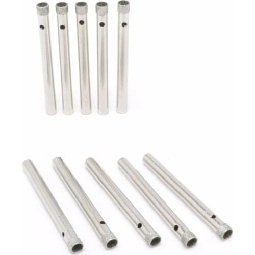 10 Pack 7/32" inch Diamond Hole Saw Drill Bit Set Thin Wall, Glass Tile Hole Saw Bits Set,Hollow Core Drill Bit 5.5 mm ILOVETOOL