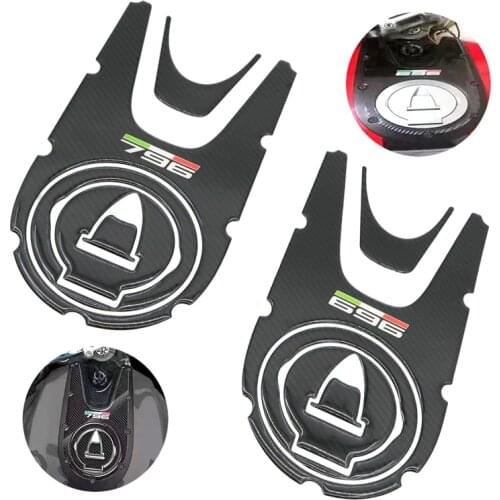 Carbon-look Motorcycle Fuel Tank Pad Gas Oil Cap Cover Sticker Decal Protector case for Ducati Monster 696 2008-2014