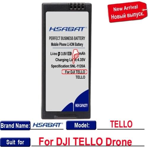 New Arrival [ HSABAT ] 1800mAh Replacement Battery for DJI Tello Drone Flight Battery Accessories