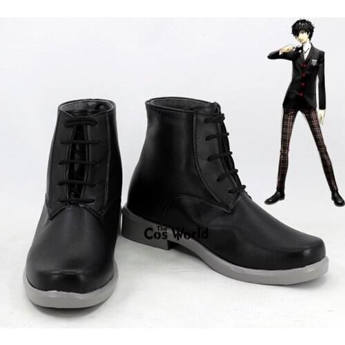 Persona 5 Amamiya Ren Kurusu Akira Games Customize Cosplay Shoes Boots