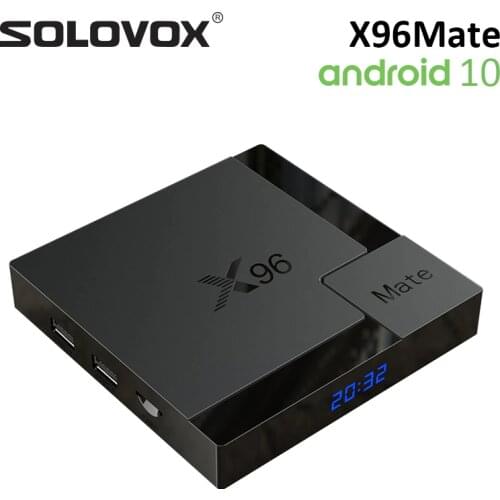 SOLOVOX 2020 X96Mate Android 10 Smart TV BOX 4GB 32GB Allwinner H616 Quad Core 6K YouTube Player X96 Mate Mini TVBOX WiFi 5G BT5