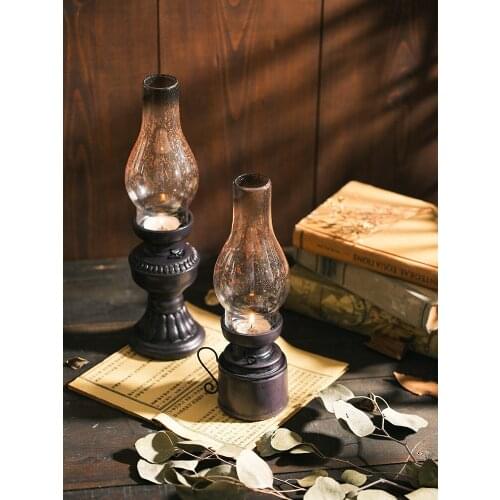 Nordic Retro Candle Holder Creative Romantic Scented Candle Holder Dinner Table Vintage Swieczniki Home Decoration BS50CH