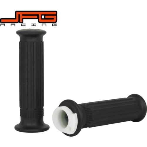 Motorcycle Rubber Black Handlebar Handle Bar Throttle Grips For YAMAHA PW80 PW 80 Motorbike