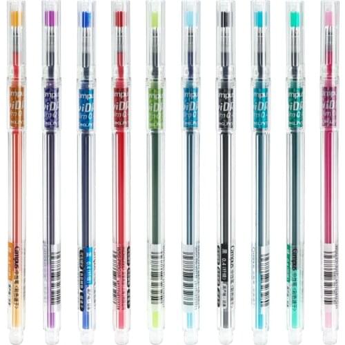 1Pcs Japan Kokuyo WSG-PR301YR Gel Pen Color Pen 0.4mm Simple Ins Slender Quick-drying Student Notes with Bullets