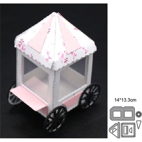 Cutting dies Christmas Carriage Box metal cutting dies cut die mold Scrapbook paper craft knife mould blade punch stencils dies