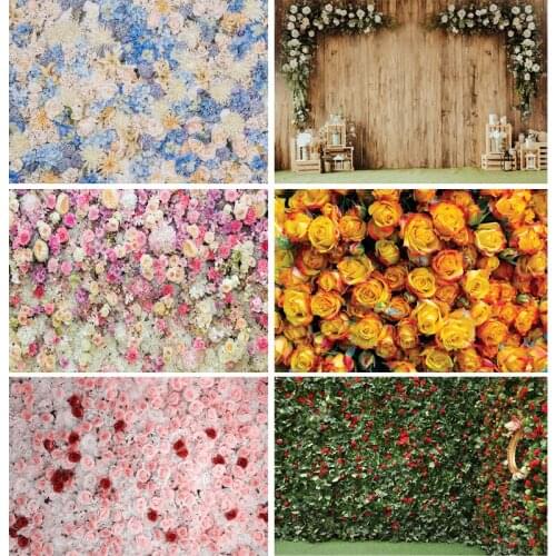 Valentines Day Rose Flower Photography Background Birthday Party Wedding Child Portrait Photo Backdrop Studio 210314RAI-02