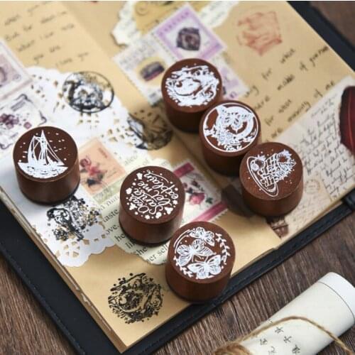 Vintage Dream Butterfly Cake Plum Blossom Decoration Stamp Wooden Rubber Stamps Scrapbooking Stationery DIY Craft Standard Seal