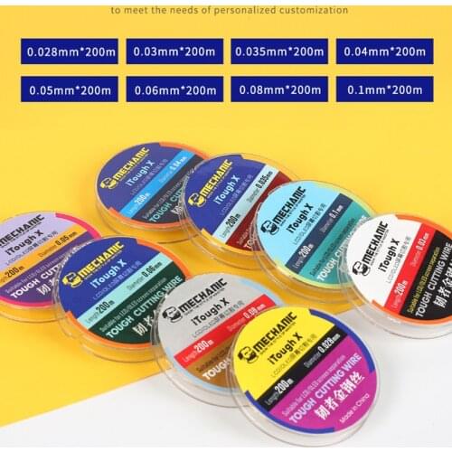 Mechanic iTough X HighTensile Phone Separating Molybdenum Wire Cutting Line Repair Tool For LCD Screen Separator